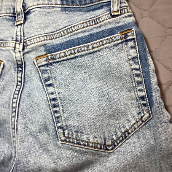 Abercrombie & Fitch The Ankle Straight Ultra High Rise Jeans Patch Size 24/00L - Picture 11 of 16